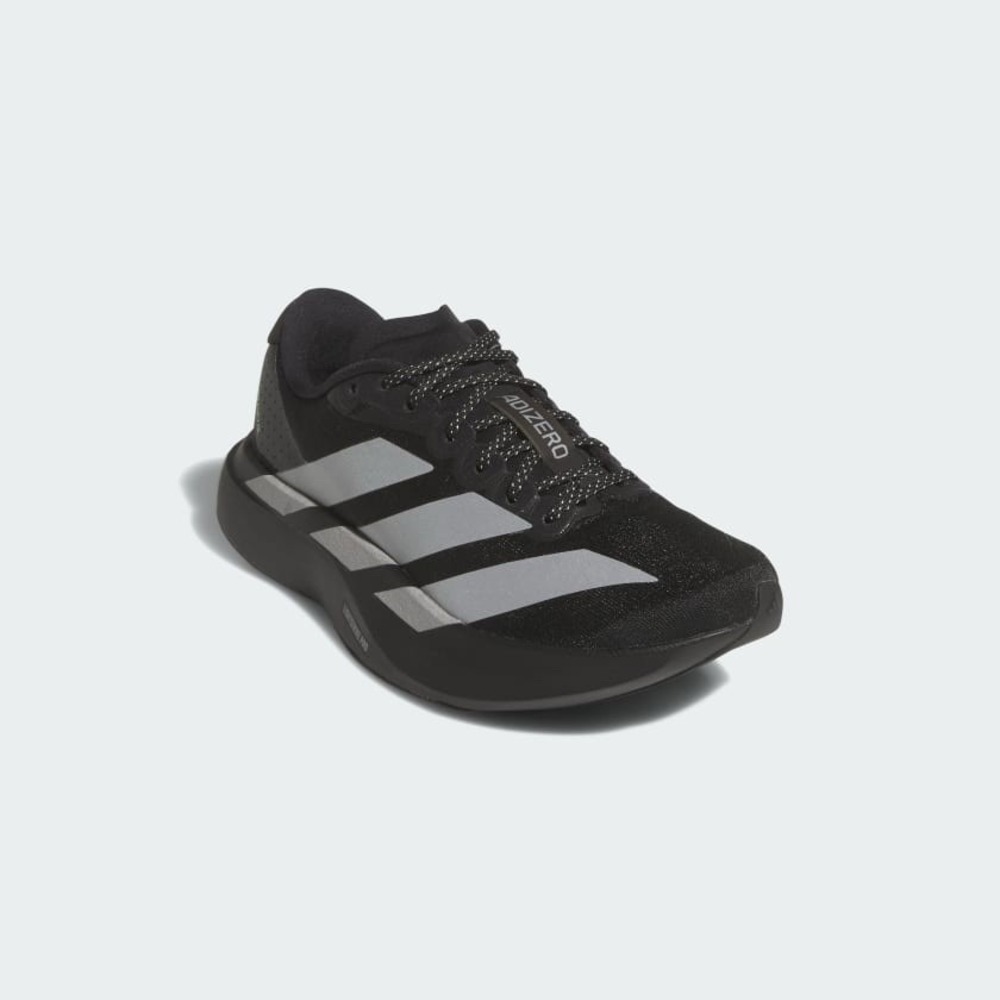 Big Kids Size 6.5 - adidas adiZero Evo SL Black Silver Running Shoes KK3653 NEW - Picture 5 of 11